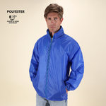 Imperméable Grid BLEU