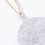 Set Ornement Noël Chandun GRIS