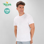 T-Shirt Adulte Blanc "keya" MC180 BLANC