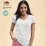 T-Shirt Femme Blanc Iconic V-Neck BLANC