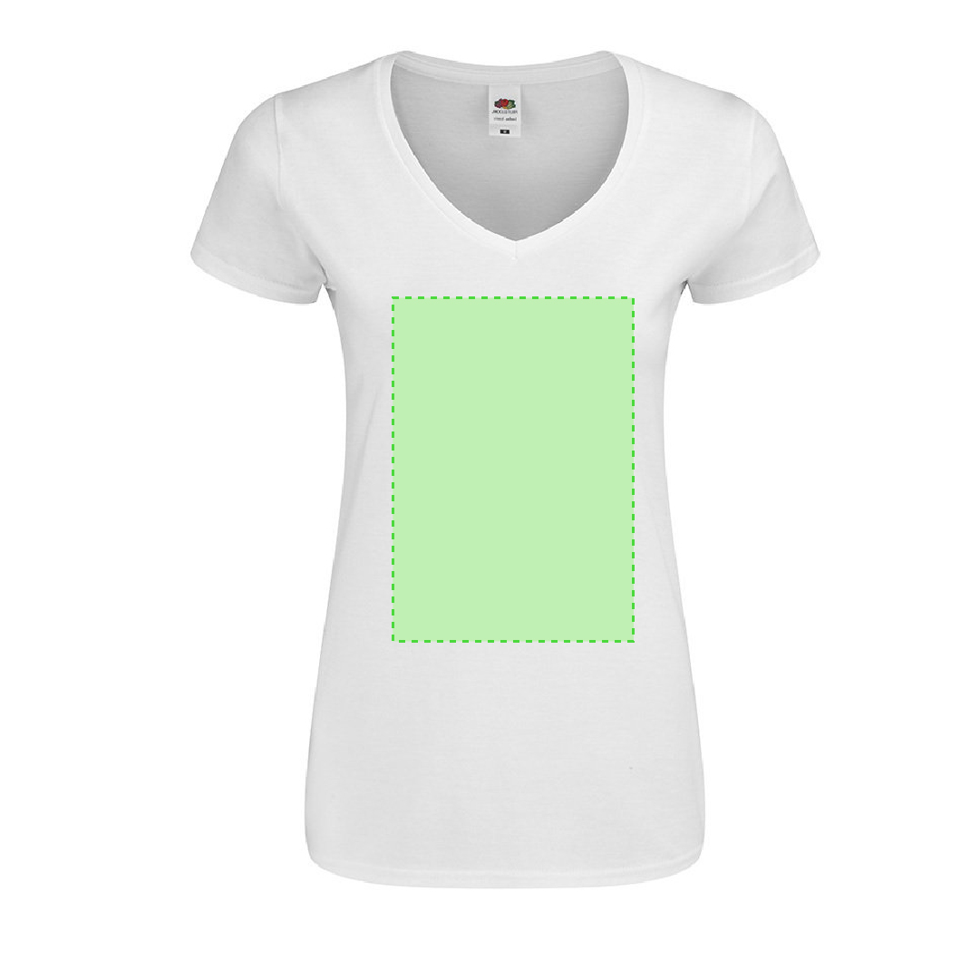 T-Shirt Femme Blanc Iconic V-Neck