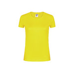 T-Shirt Femme Couleur "keya" WCS180 JAUNE