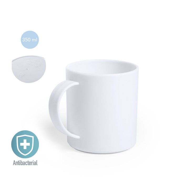 Tasse Antibactérienne Plantex BLANC