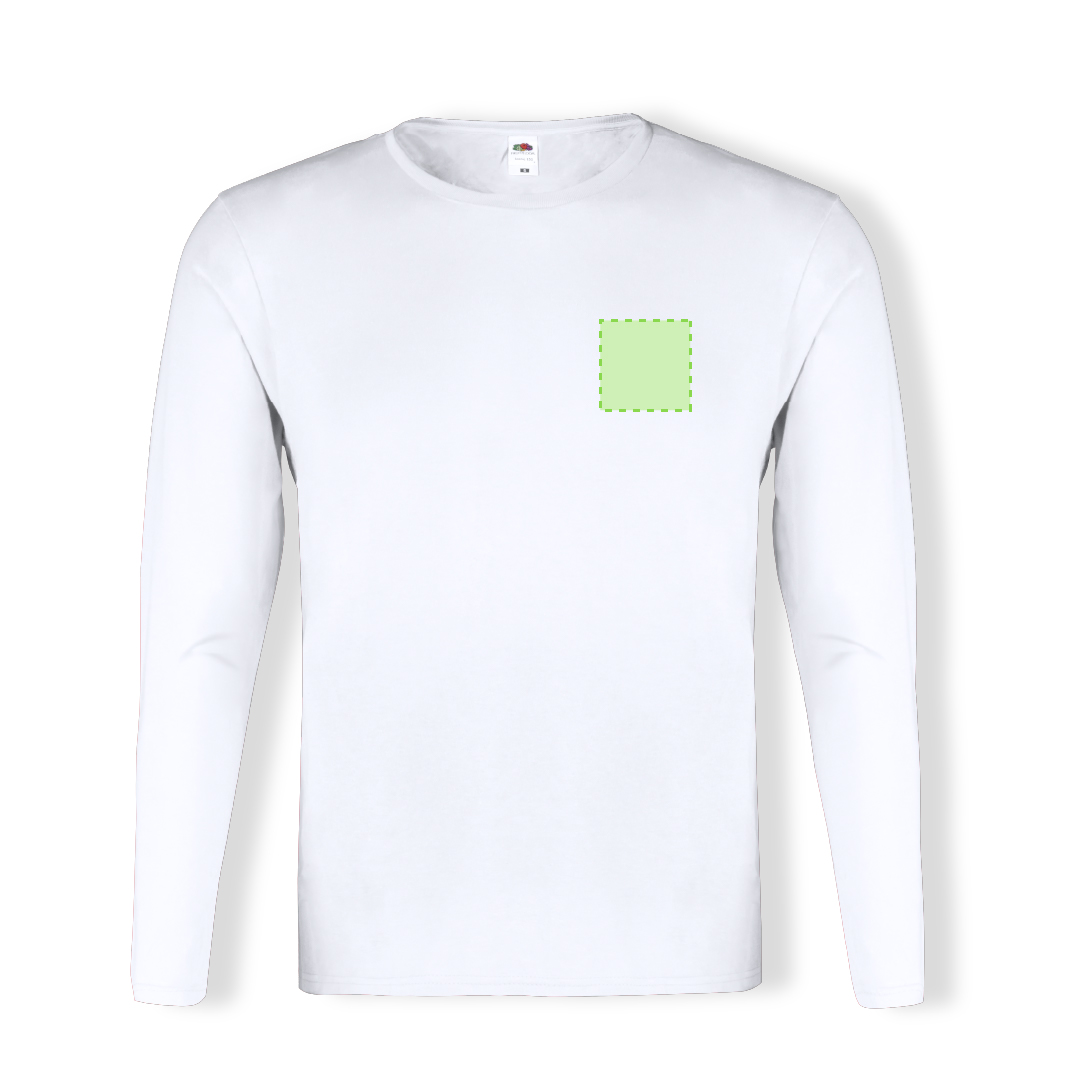 T-Shirt Adulte Blanc Iconic Long Sleeve T
