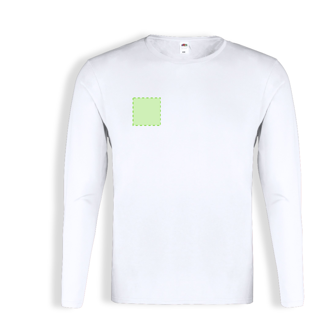 T-Shirt Adulte Blanc Iconic Long Sleeve T
