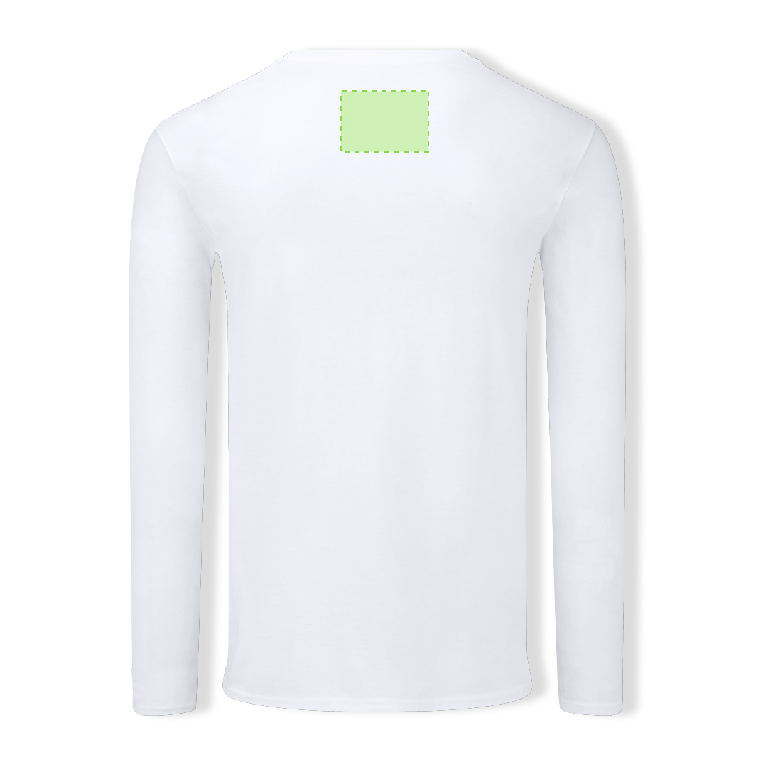 T-Shirt Adulte Blanc Iconic Long Sleeve T
