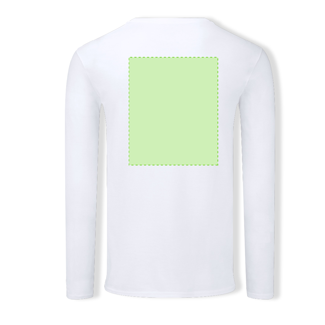 T-Shirt Adulte Blanc Iconic Long Sleeve T