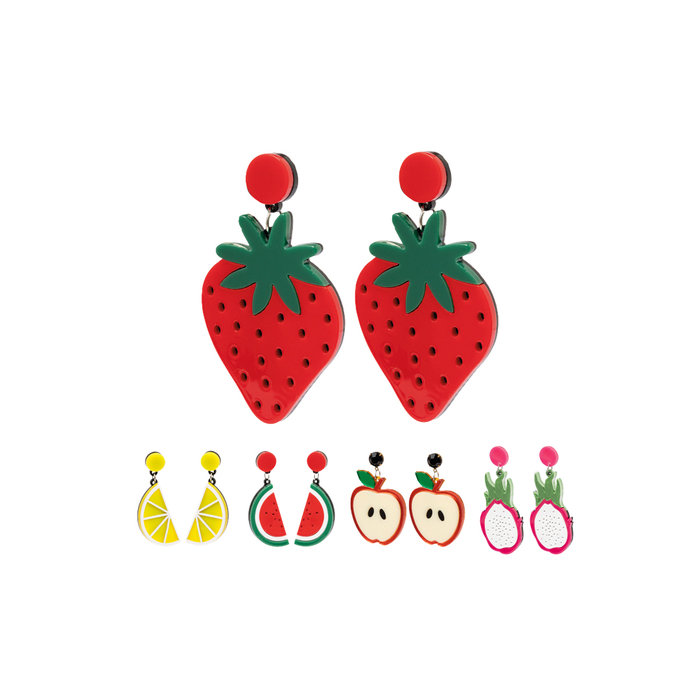 Boucles d'Oreille Kely FRAISE