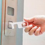 Porte-Clés Antibactérien Anticontact Riken BLANC