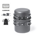 Set Ustensiles Camping Sondic NOIR