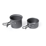 Set Ustensiles Camping Sondic NOIR