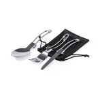 Set Ustensiles Camping Sondic NOIR