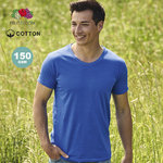 T-Shirt Adulte Couleur Iconic V-Neck BLEU