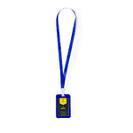 Lanyard Porte-Badge Fleck BLEU