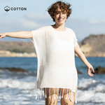 Kaftan Roseux BLANC