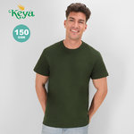 T-Shirt Adulte Couleur "keya" MC150 JAUNE