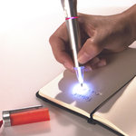Stylo Lampe Mustap GRIS / BLEU