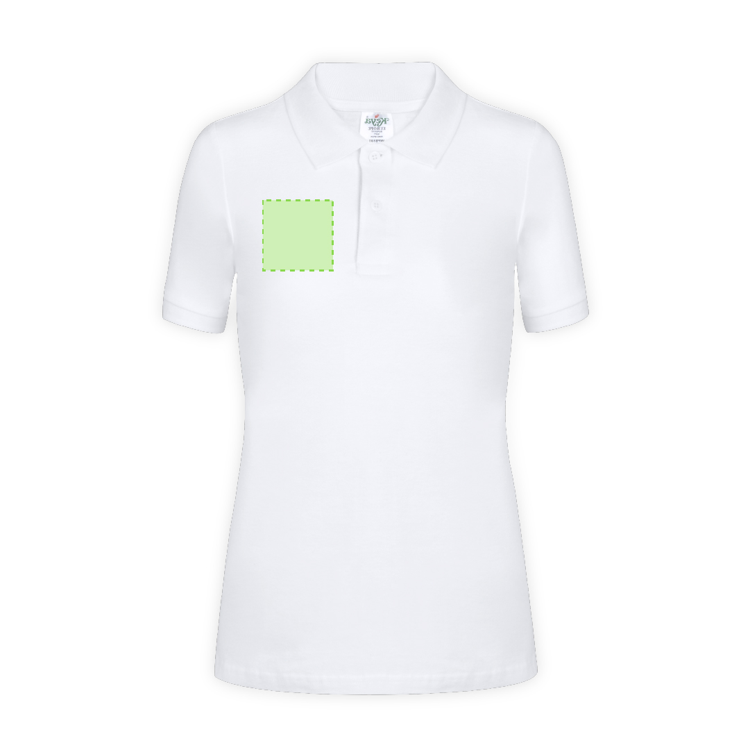 Polo Femme Blanc "keya" WPS180