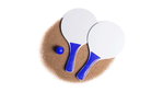 Raquette Plage Cupsol JAUNE
