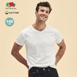 T-Shirt Adulte Blanc Iconic V-Neck BLANC