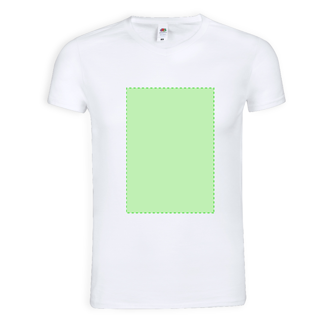 T-Shirt Adulte Blanc Iconic V-Neck
