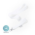 Lanyard Antibactérien Yest BLANC