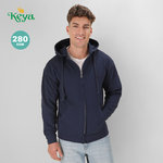 Sweat-Shirt à Capuche + Crémaillère Adulte "keya" SWZ280 JAUNE