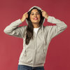 Sweat-Shirt à Capuche + Crémaillère Adulte "keya" SWZ280 JAUNE