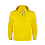 Sweat-Shirt à Capuche + Crémaillère Adulte "keya" SWZ280 JAUNE