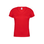 T-Shirt Femme Couleur Iconic V-Neck FUCHSIA