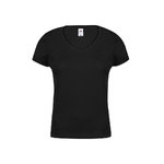 T-Shirt Femme Couleur Iconic V-Neck FUCHSIA