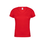 T-Shirt Femme Couleur Iconic V-Neck FUCHSIA