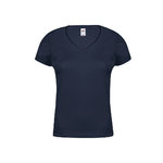 T-Shirt Femme Couleur Iconic V-Neck FUCHSIA