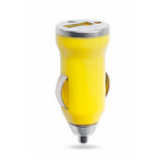 Chargeur Voiture USB Hikal JAUNE