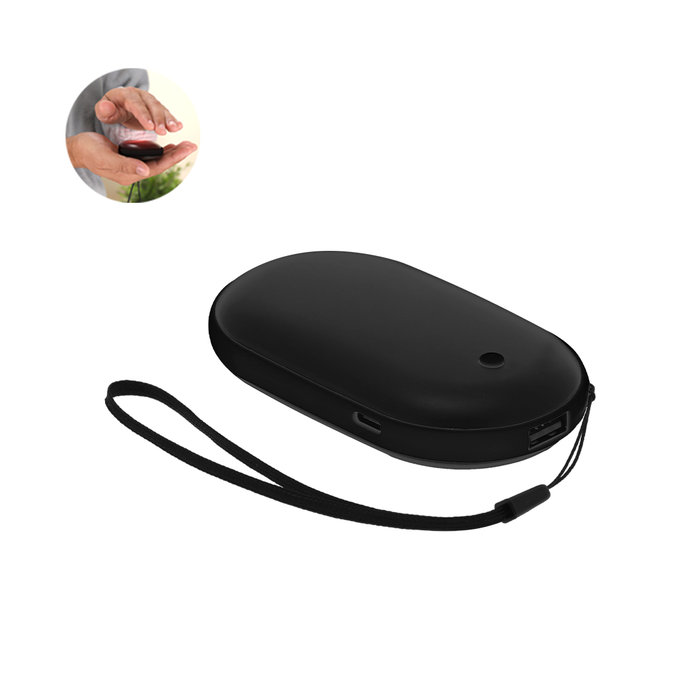 Power Bank Hand Warmer Geax BLACK