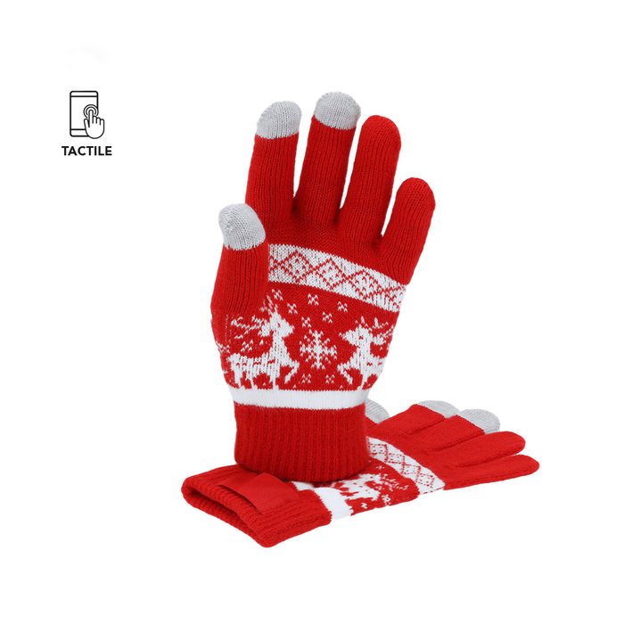 Gant Tactile Kainex ROUGE