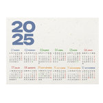 Calendrier Bureau Ensemencé Koryo BLANC