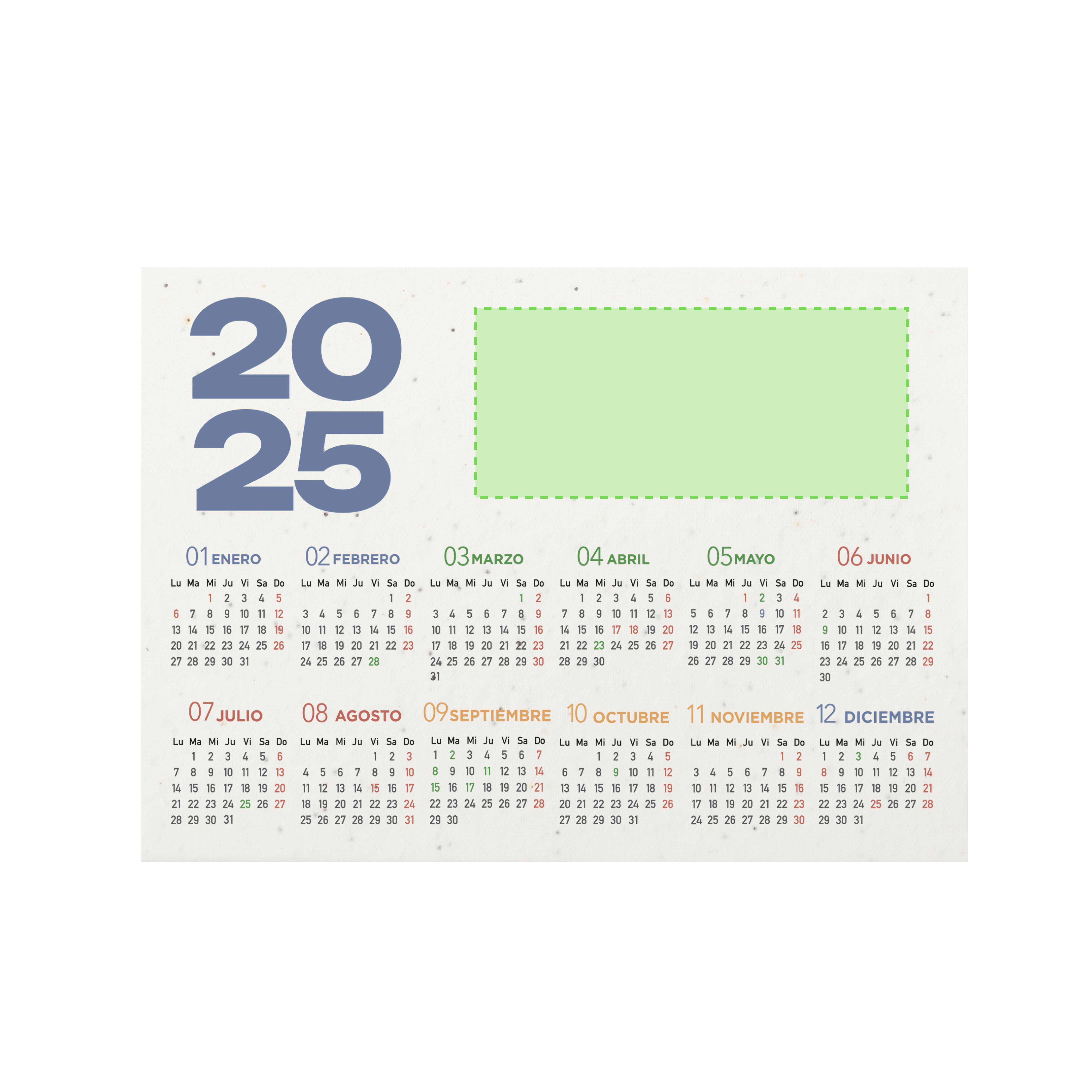 Calendrier Bureau Ensemencé Koryo
