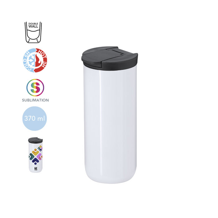 Verre Thermique Sublimation Lyrena BLANC