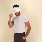Visière avec Ventilateur Akanyi BLANC