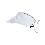 Visière avec Ventilateur Akanyi BLANC