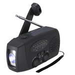 Radio d’Urgence Multifonction Cartney NOIR